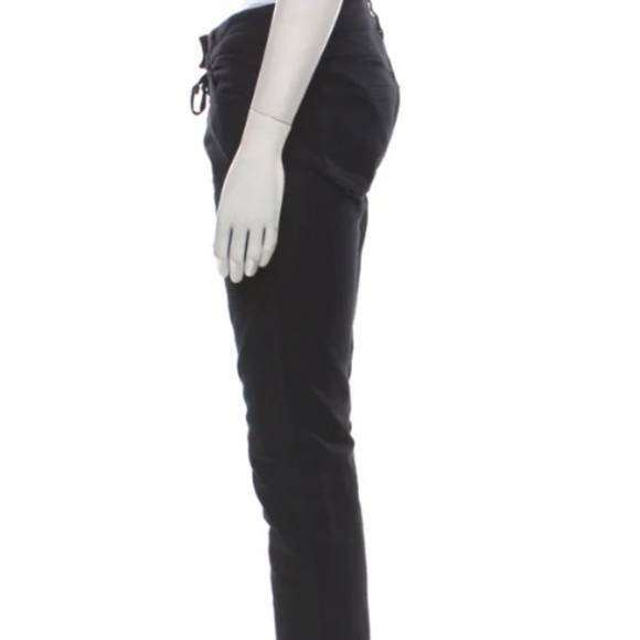 Isabel Marant Black Tie Front Pants Size 2 - Picture 2 of 14